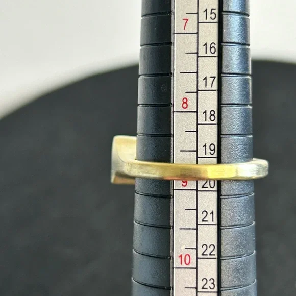 NWT Karen Kane Lapis & Gold Ring - Picture 7 of 14